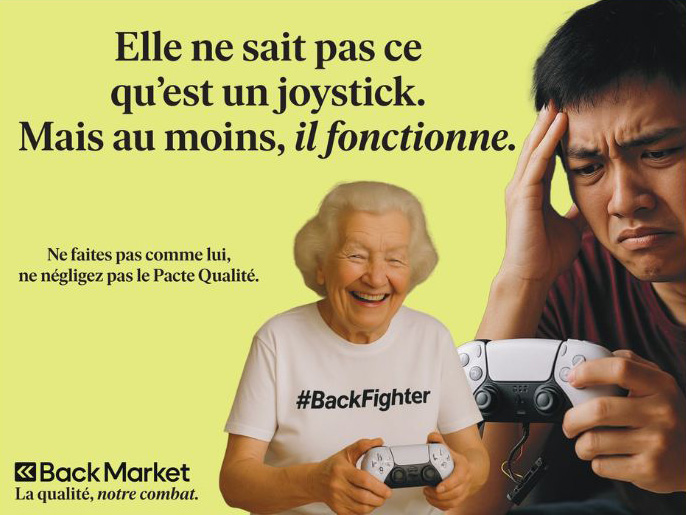 Affichage Battle homme qui reflechit