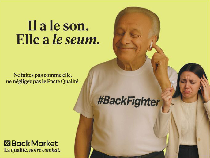 Affichage Battle homme ecouteurs